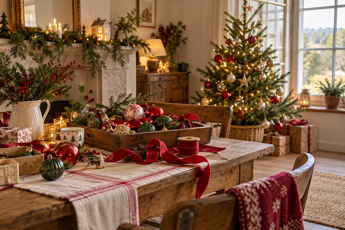 Décorer Noël avec un petit budget : choisir ce qui change vraiment la pièce