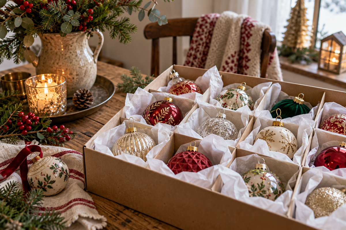 Ranger les boules de Noël pour les retrouver intactes