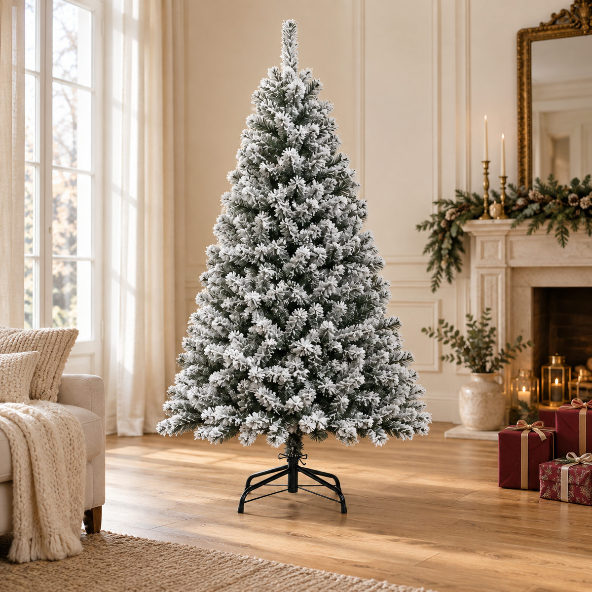 Sapin enneigé : quelles couleurs de boules choisir ?