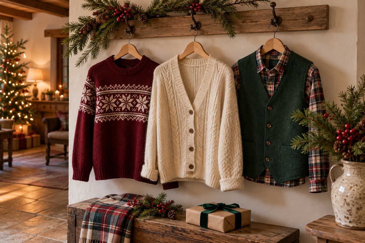 Noël en famille : coordonner les tenues sans tout assortir