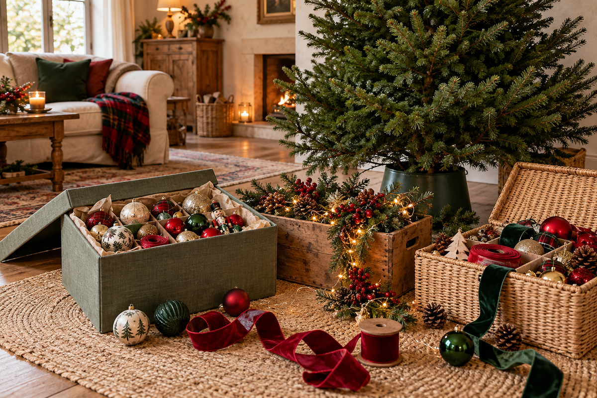 Préparer sa décoration de Noël en trois séances tranquilles