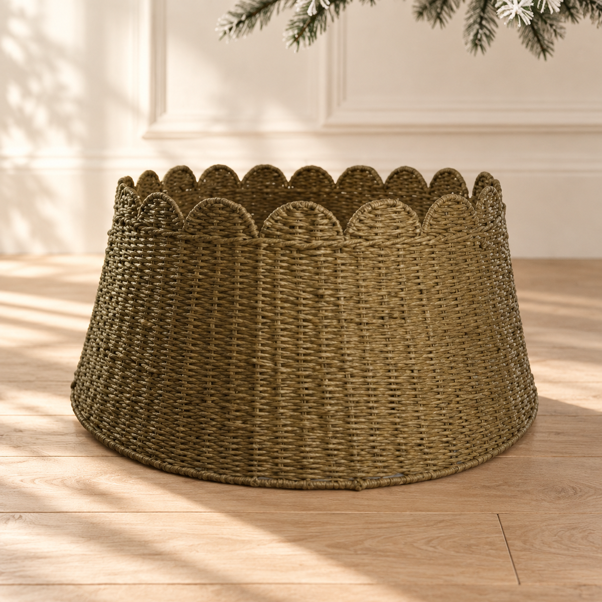 Cache-pieds de sapin