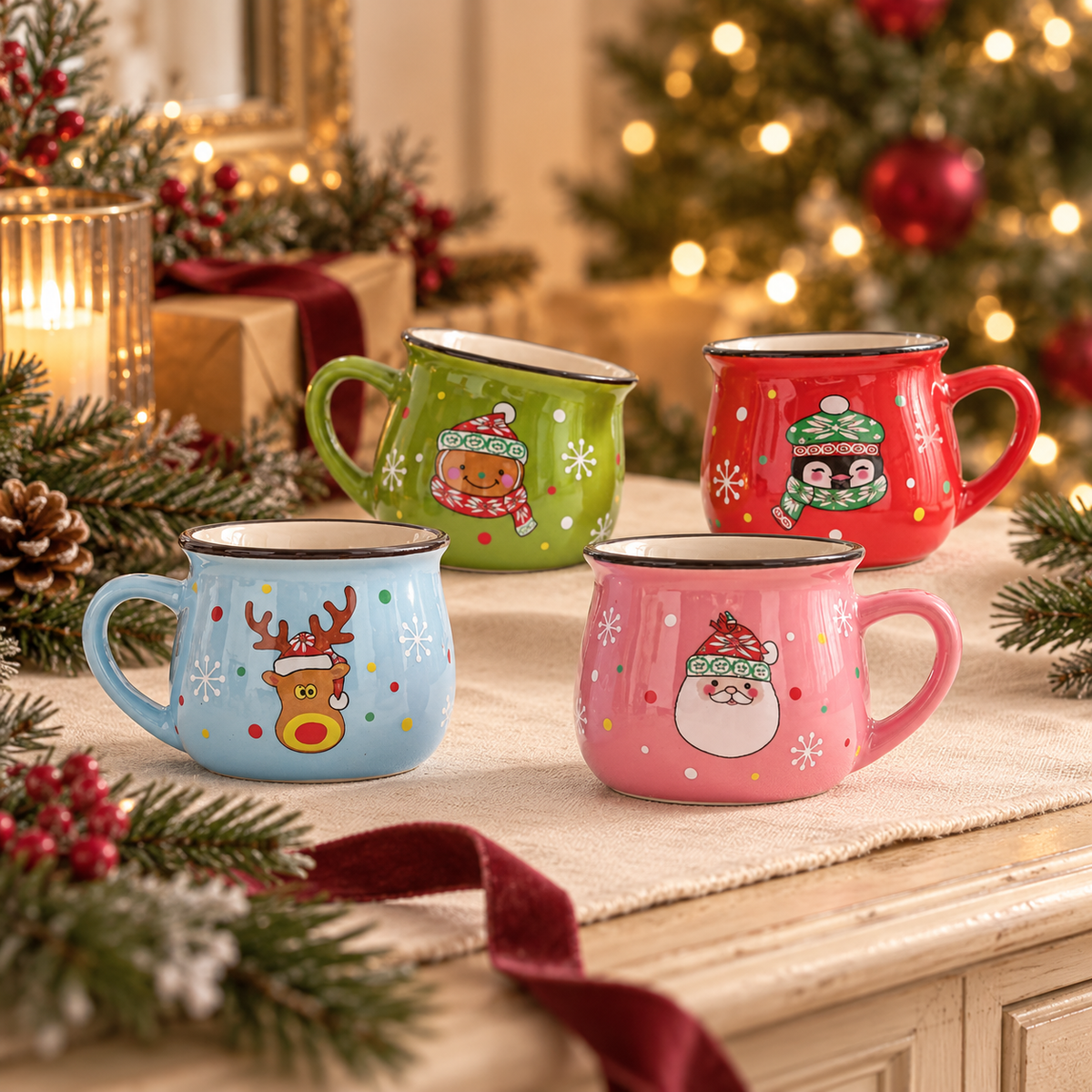 Petits Complices : quatre modèles de tasses de 150 ml, vendues à l’unité